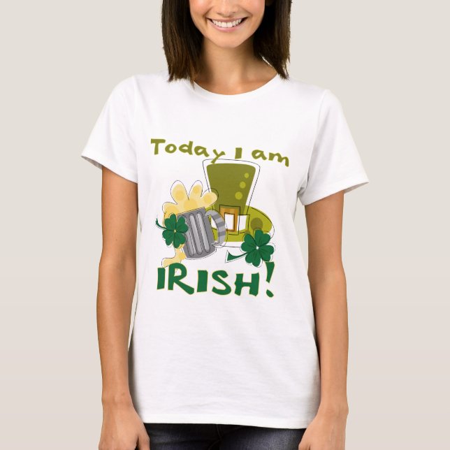 Camiseta Soy hoy irlandés (Anverso)