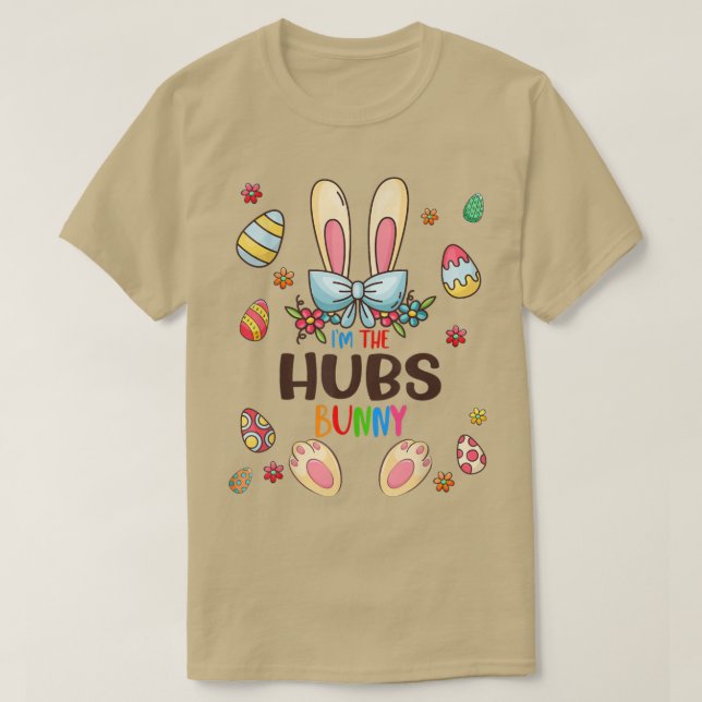 Camiseta Soy Hubs Bunny Easter Matching Family Egg  (Diseño del anverso)