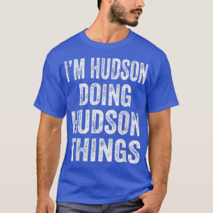 Camiseta Soy Hudson haciendo Hudson Things Fun Personalizad