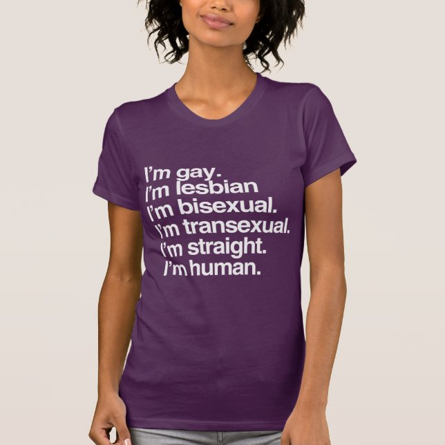 Camiseta Soy humano como tú (Anverso)