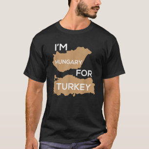 Camiseta Soy Hungría para Turquía Divertido Día de Acción d
