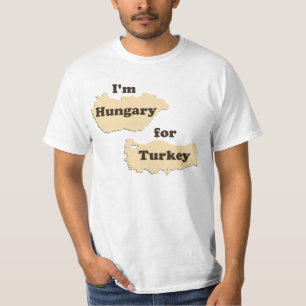 Camiseta Soy Hungría para Turquía (hambrienta para la