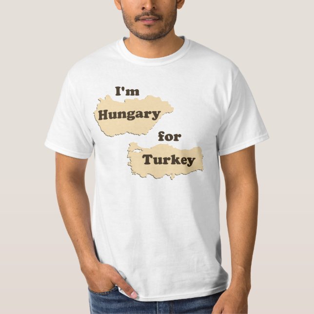 Camiseta Soy Hungría para Turquía (hambrienta para la (Anverso)