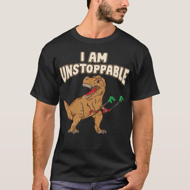 Camiseta Soy imparable en los divertidos brazos de los dino (Anverso)