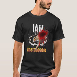 Camiseta Soy Imparable Tigre Bromeante Gráfico Sangriento