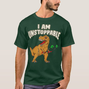 Camiseta Soy imparable TRex Funny Short Dinosaur Arms Jo