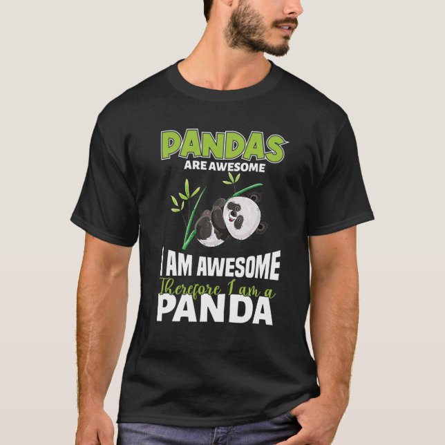 Camiseta Soy Increíble Los Pandas Son Increíbles - Panda (Anverso)
