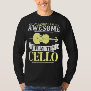 Camiseta Soy increíble y toco el reproductor Cello Cello