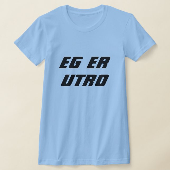 Camiseta Soy infiel en azul noruego (Distribución)