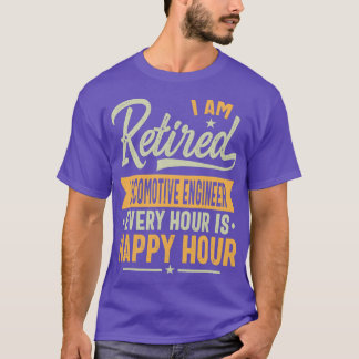 Camiseta Soy Ingeniero Locomotor Retirado Cada Hora Es Hap