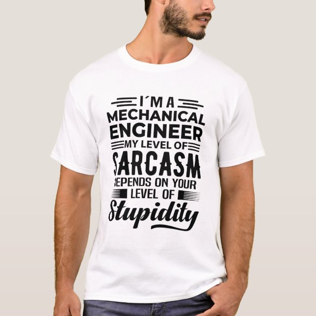 Camiseta Soy Ingeniero Mecánico (Anverso)