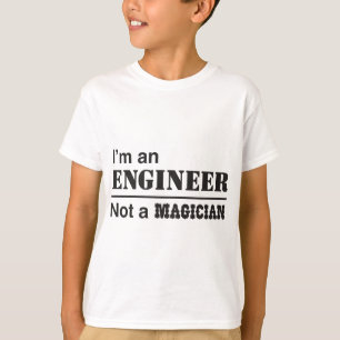 Camiseta Soy ingeniero, no mago