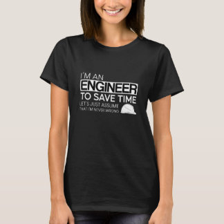 Camiseta Soy Ingeniero Para Ahorrar Tiempo