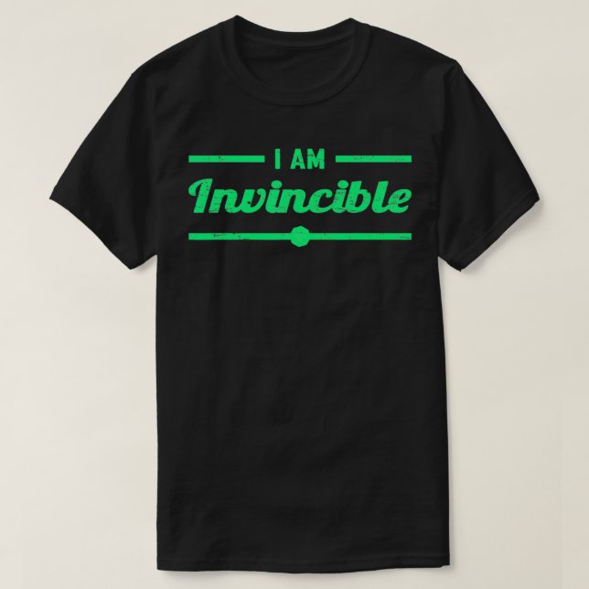 Camiseta Soy invencible (Diseño del anverso)