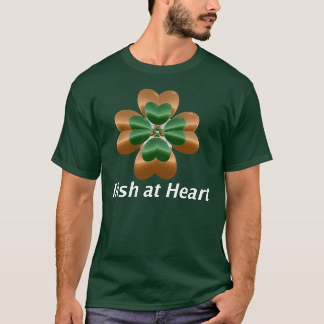 Camiseta Soy irlandés en el corazón (Anverso)