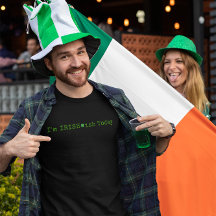 Soy Irlandés-ish Hoy Día de San Patricio Minimalis