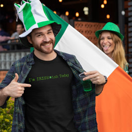 Camiseta Soy Irlandés-ish Hoy Día de San Patricio Minimalis