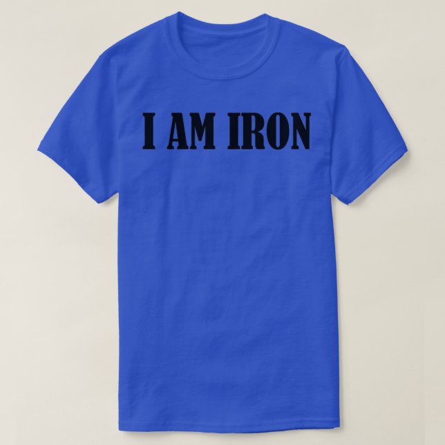 Camiseta Soy Iron (Diseño del anverso)