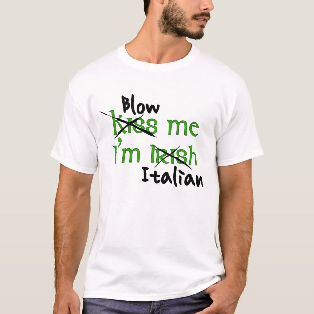 Camiseta Soy italiano (Anverso)