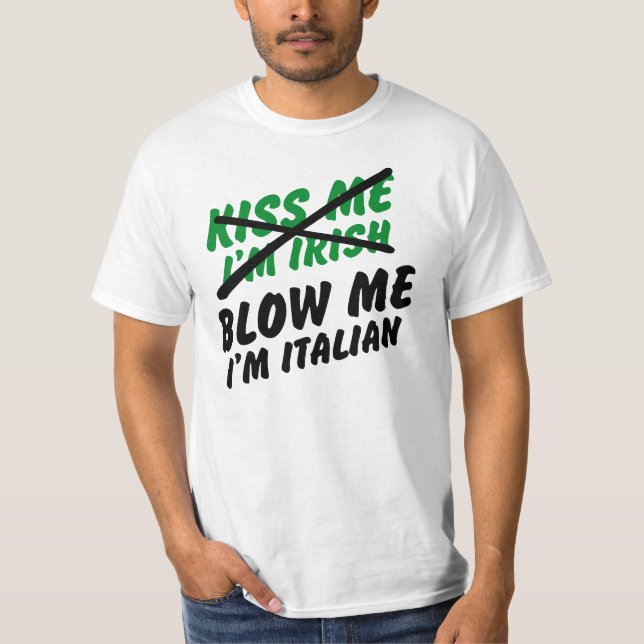 Camiseta Soy italiano (Anverso)