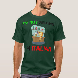 Camiseta Soy italiano me encanta la cerveza italiana que to
