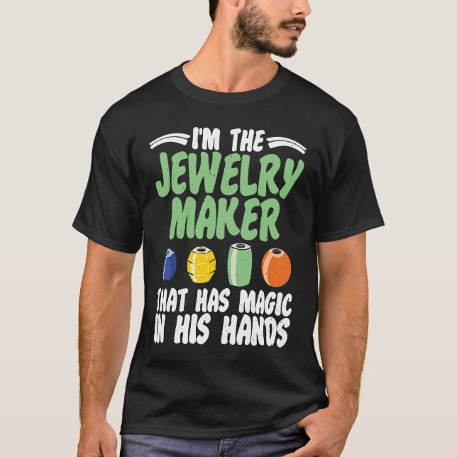 Camiseta Soy Jewelry Maker Expert Jewelry Making Graphic (Anverso)