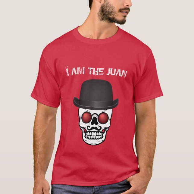 Camiseta Soy Juan Tshirt con Derby Gorra Skull (Anverso)