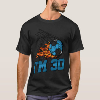 Camiseta Soy jugador de equipo de balonmano de 30 años
