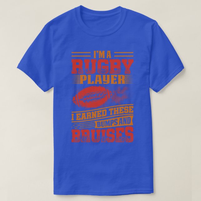 Camiseta Soy jugador de Rugby (Diseño del anverso)
