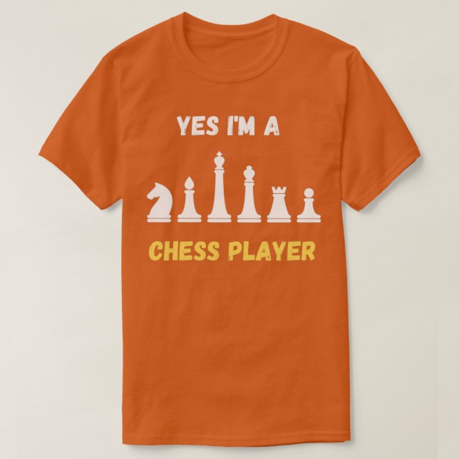 Camiseta Soy jugadora de ajedrez, hombres de ajedrez, niñas (Diseño del anverso)
