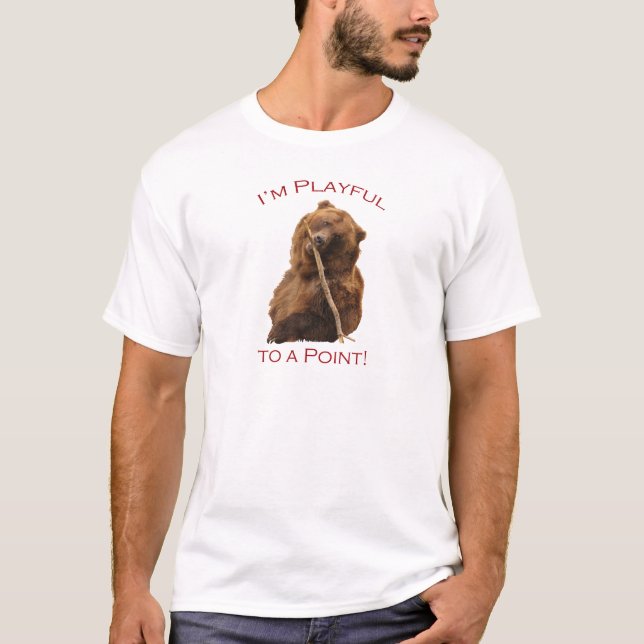 Camiseta ¡Soy juguetón a un punto! (Anverso)