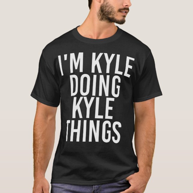 Camiseta Soy Kyle Doing Kyle Things Shirt Funny Navidades G (Anverso)