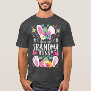 Camiseta Soy La Abuela Bunny Eggs Fiesta Easter y Daisie