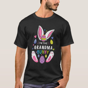 Camiseta Soy la abuela Bunny Mat Bunny Matching Family Ea