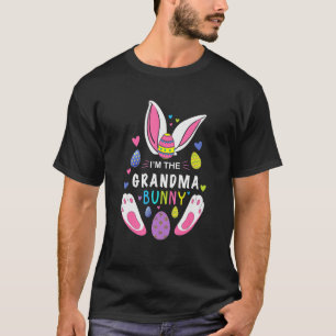 Camiseta Soy la abuela Bunny Mat Bunny Matching Family Ea