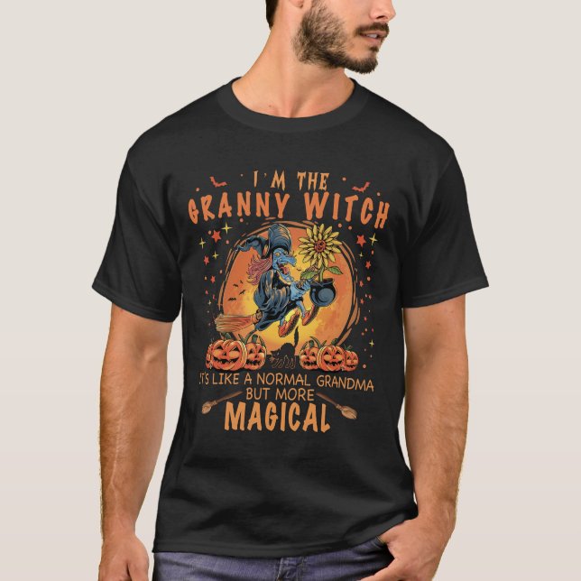 Camiseta Soy la abuela como una abuela normal Sunflow (Anverso)