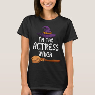 Camiseta Soy la actriz Witch Halloween Matching Group