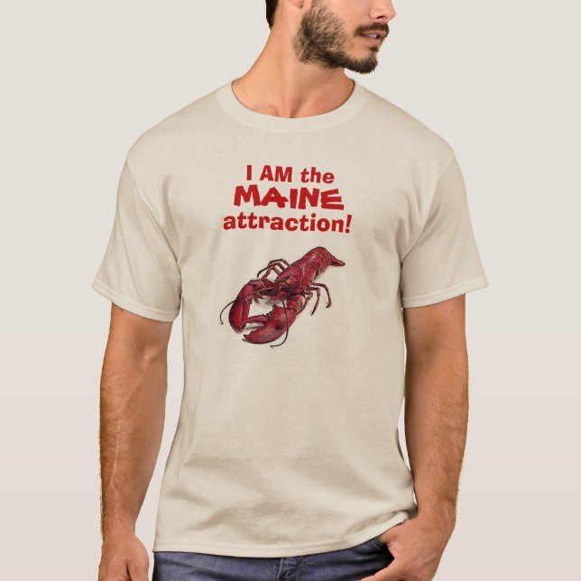 Camiseta "SOY la atracción de MAINE!" el © habló la (Anverso)