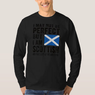 Camiseta Soy la Bandera Escocesa Patrimonio de Escocia Raíc