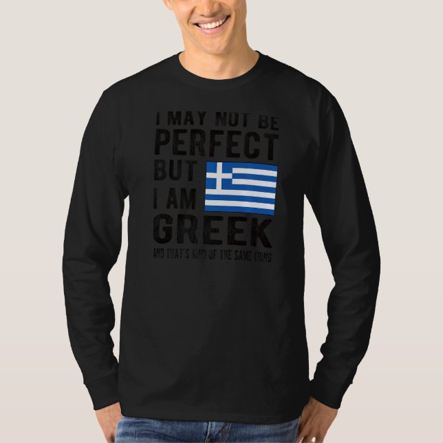 Camiseta Soy la bandera griega, Grecia, patrimonio de la hu (Anverso)