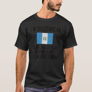 Camiseta Soy la bandera guatemalteca Guatemala raíces guate