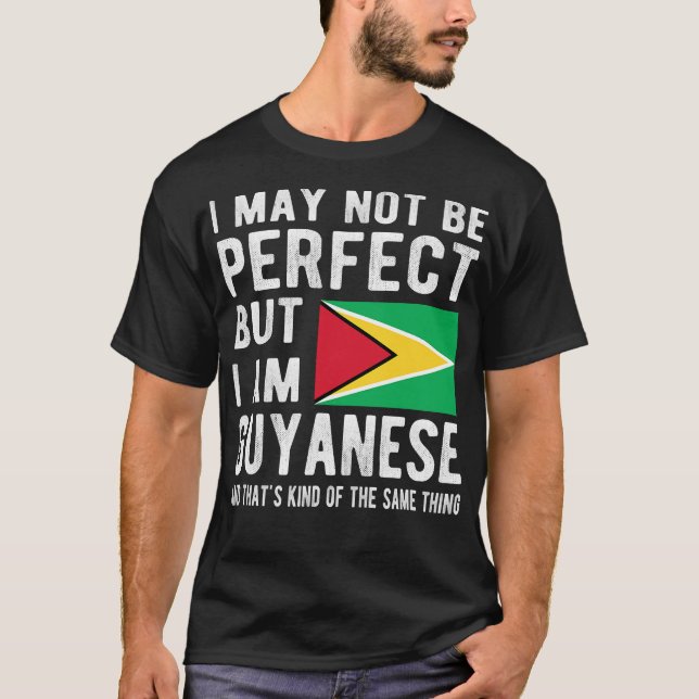 Camiseta Soy la bandera guyanesa Guyana Heredada Guyanesa r (Anverso)