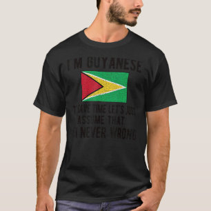 Camiseta Soy la bandera guyanesa, Guyana, raíces guyanesas