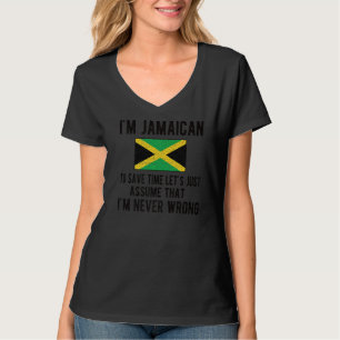 Camiseta Soy la bandera jamaiquina Jamaica raíces jamaiquin