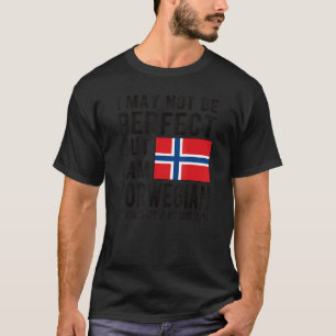 Camiseta Soy la bandera noruega, patrimonio de Noruega, raí