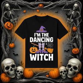 Camiseta Soy la bruja bailarina | Diversión de Halloween