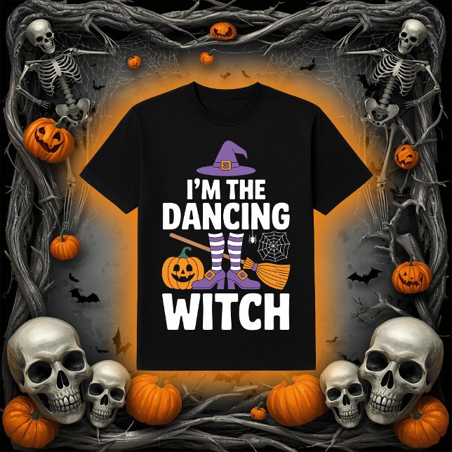 Camiseta Soy la bruja bailarina | Diversión de Halloween (Subido por el creador)
