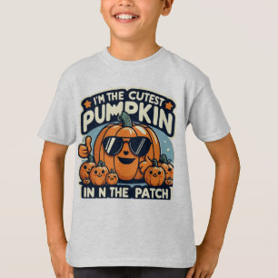 Camiseta Soy la calabaza más guapa del parche