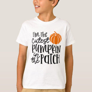 Camiseta Soy la calabaza más guapa del parche