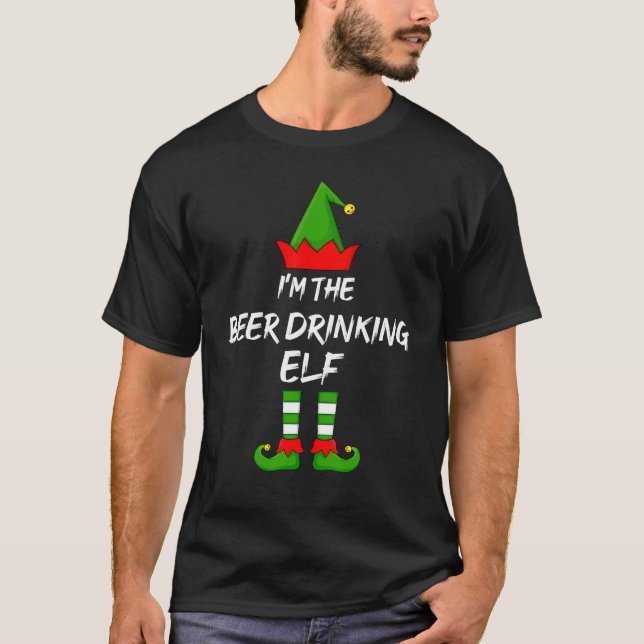 Camiseta Soy La Cerveza Beer Elf Matching Family Christm (Anverso)